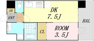 プロスパー江坂479の物件間取画像